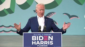Biden confía en que si gana en Florida tendrá la victoria asegurada frente a Trump