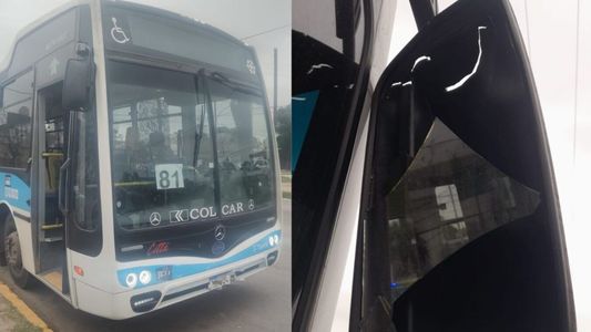 Violencia al volante: discutió con un colectivero y le destrozó el espejo a golpes