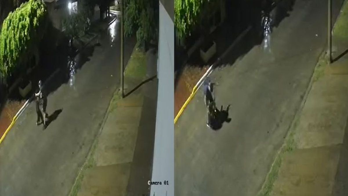 Intentó abusar sexualmente de una mujer en plena calle. (Foto: captura cámara de seguridad)