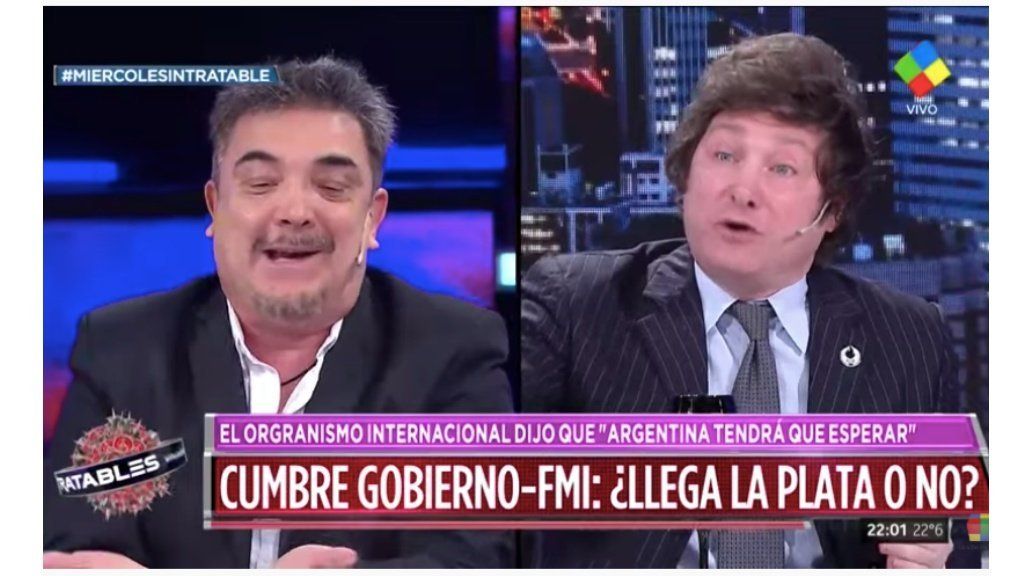 Escándalo al aire entre Javier Milei y Nito Artaza: El idiota sos vos