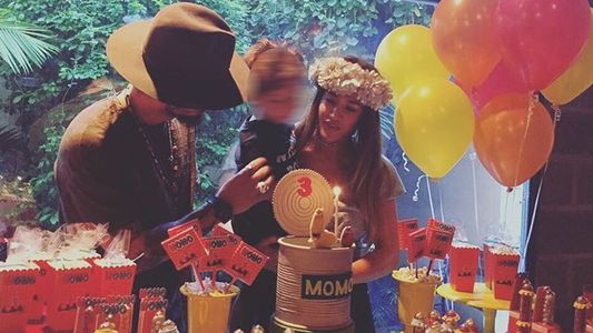 Jimena Barón y Daniel Osvaldo compartieron la foto familiar en el cumpleaños de Morrison