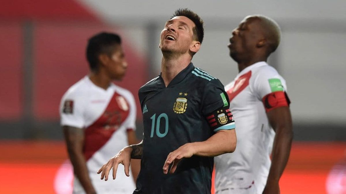 Messi intentará romper una racha negativa ante Perú. ¿Podrá?