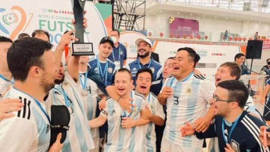 Argentina fue subcampeón en el Mundial de Futsal para personas con síndrome de Down