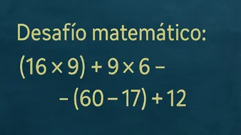 Desafío matemático: casi nadie lo resuelve antes de los 10 segundos