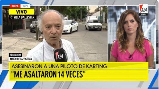 Me asaltaron 14 veces: el crudo testimonio de un vecino de la piloto de karting asesinada en Villa Ballester