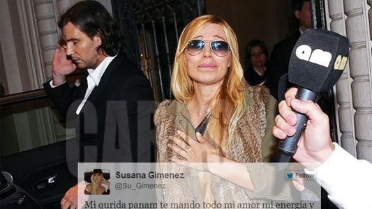 Susana Giménez a Panam: Todo mi amor, mi energía y mi fuerza