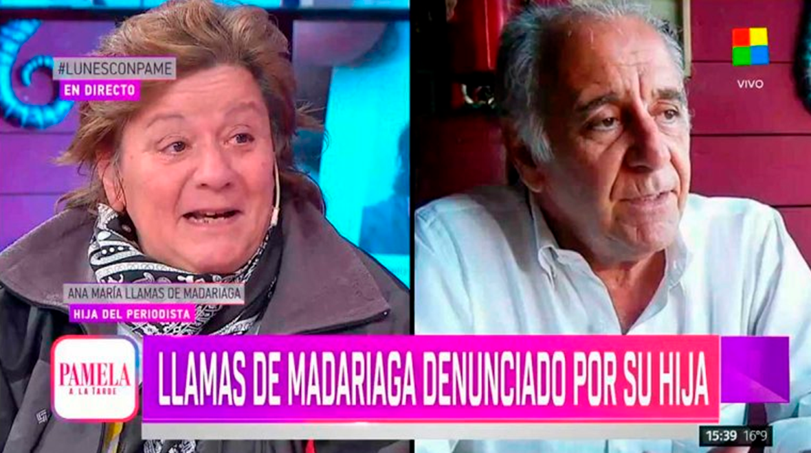 Ana María reclama reencontrarse con su padre, el periodista Llamas de Madariaga