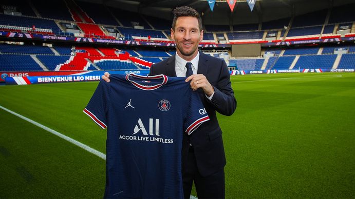 Lionel Messi: Las primeras imágenes con la camiseta del PSG