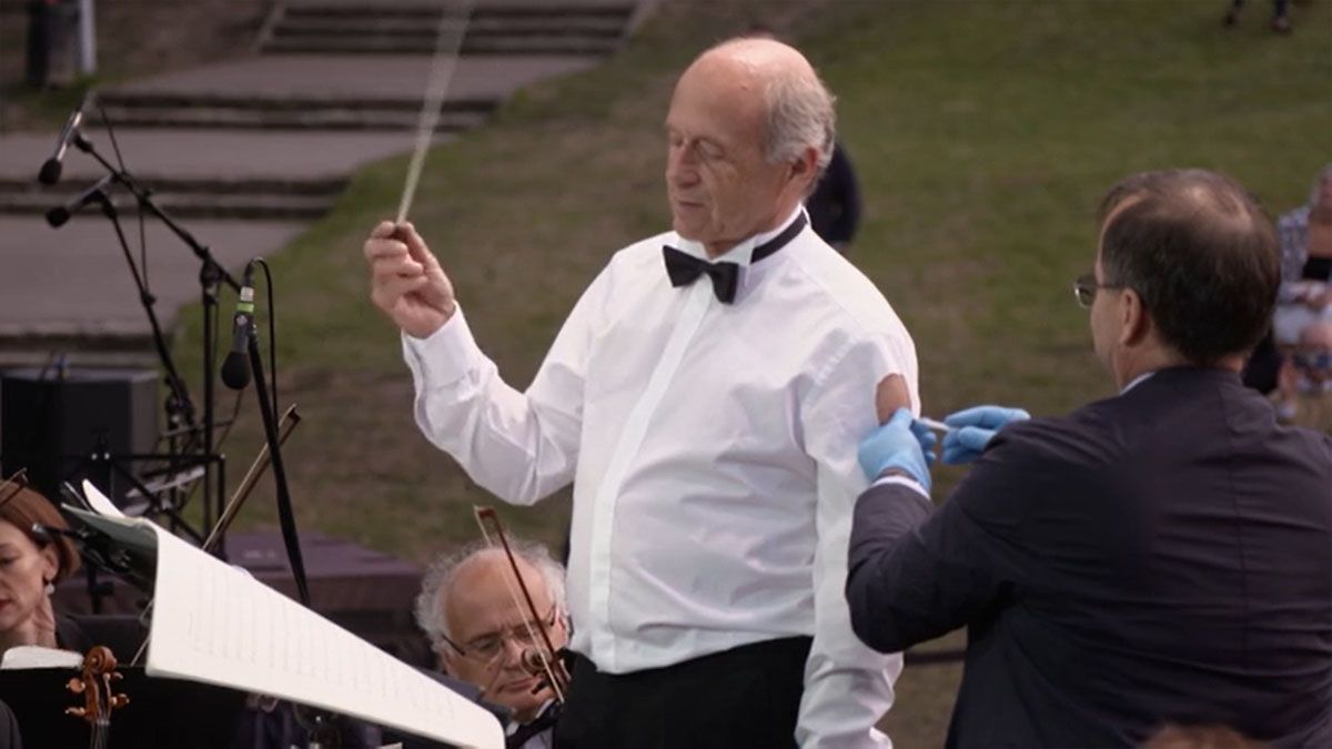 Un director de orquesta en Budapest