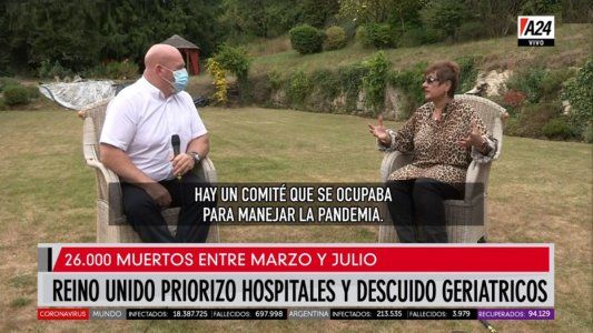 Exclusivo de A24 en el Reino Unido: escándalo por 26 mil muertos en geriátricos en solo un mes