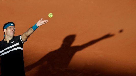 Del Potro se recuperó y dio el primer paso en Roland Garros