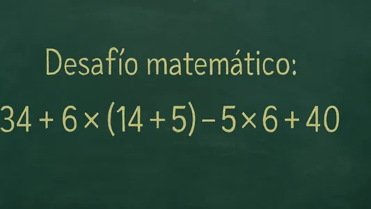 Desafío matemático: ¿en cuánto tiempo lo podés resolver?