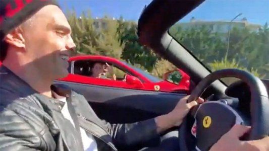 De algo hay que morir: dos conductores se filmaron corriendo una picada con sus Ferraris en Nordelta