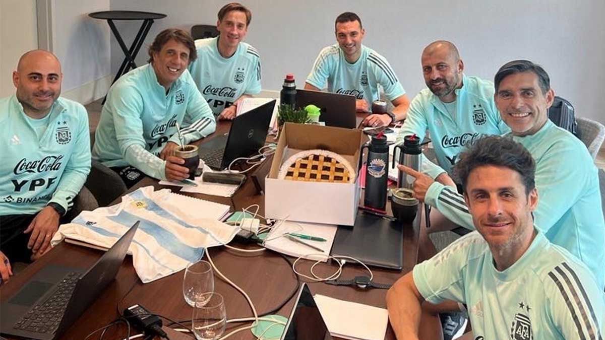 El cuerpo t&eacute;cnico de la Selecci&oacute;n Argentina (Foto: archivo).