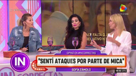 Estalló la guerra entre Mica Viciconte y Sofía Zamolo en pleno programa