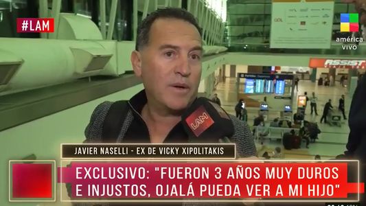 Javier Naselli rompió el silencio y confesó que irá por la tenencia de su hijo con Vicky Xipolitakis