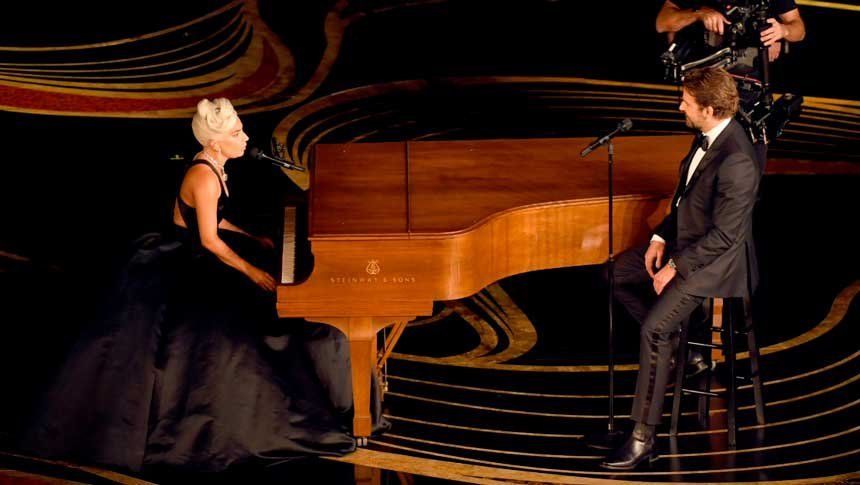 Lo hicieron: así cantaron Lady Gaga y Bradley Cooper en la entrega de los Oscar