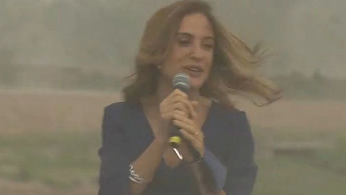 Tolosa Paz quedó envuelta en una tormenta de tierra y los memes no tardaron en aparecer