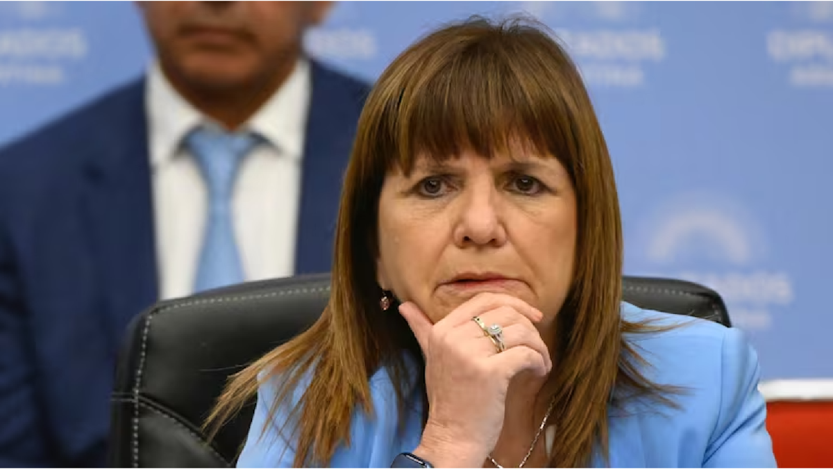 Patricia Bullrich se refirió a la amenaza narcoterrorista: Estamos analizando el video con nuestros equipos de ciberseguridad(Foto: AFP)