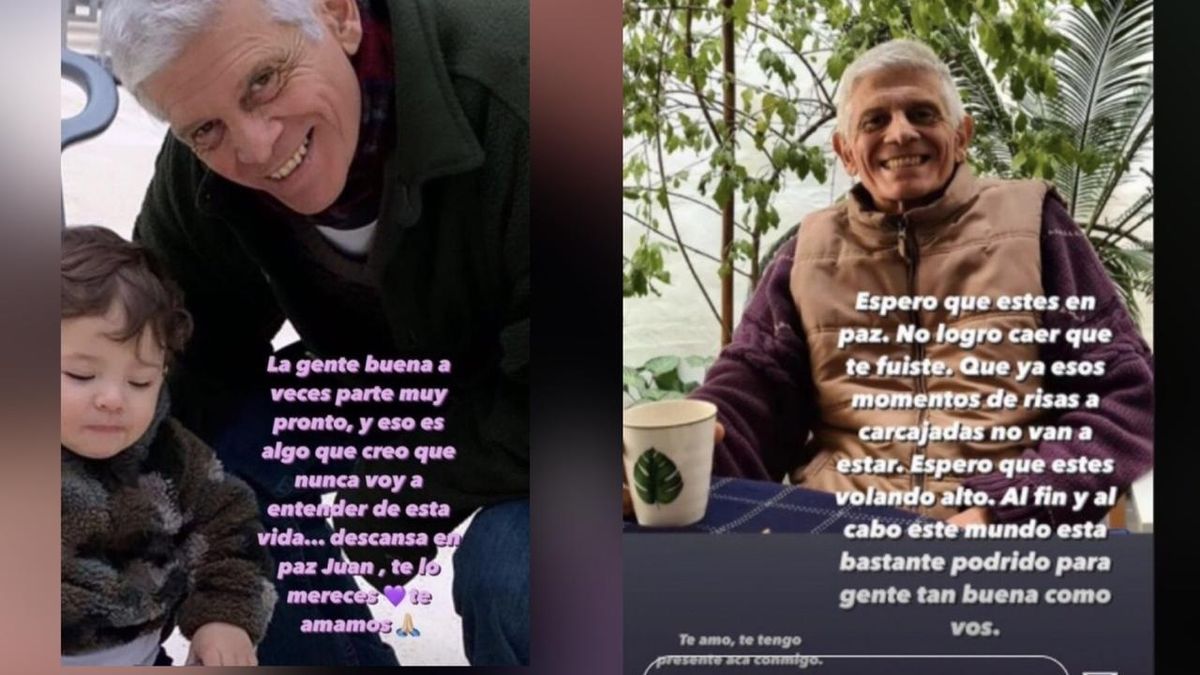 Los posteos de Mica y Cande Tinelli despidiendo a un amigo de la familia. 