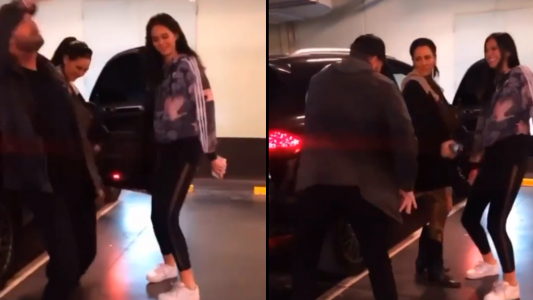 El divertido baile de Cande, Juanita y Marcelo Tinelli en un estacionamiento