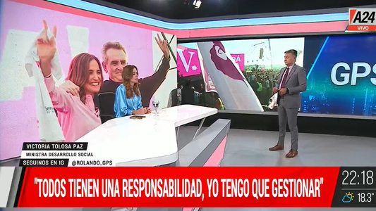 En GPS, Victoria Tolosa Paz negó la acusación de Juan Grabois sobre ajustes en Desarrollo: El presupuesto real creció