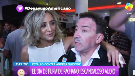 Aníbal Pachano le pidió disculpas públicas a Andrea Ghidone tras el escandaloso audio