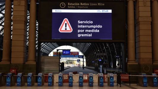 Paro de trenes y subtes: ¿qué servicios están interrumpidos y en qué horarios?