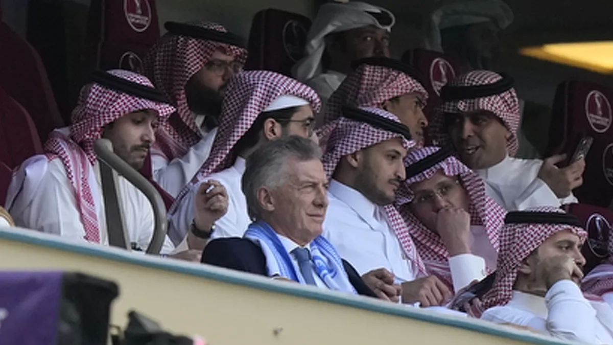 Mauricio Macri estuvo presente en Argentina- Arabia Saudita