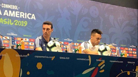 Scaloni: Jugamos contra 70 mil hinchas y ocho tipos de negro