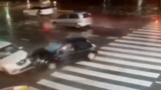 Tremendo choque en la Avenida del Libertador: el conductor tenía cuatro veces más alcohol del permitido