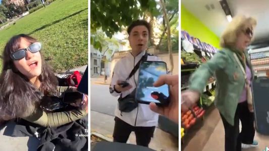 Video viral: simuló robarle plata a la gente con su celular y las reacciones fueron impactantes