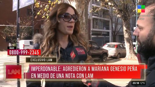 El ataque transfóbico que vivió Mariana Genesio Peña en la calle
