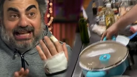 El accidente de Roberto Moldavsky en Masterchef Celebrity