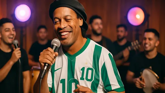 Ronaldinho se prueba como cantante: lanza “Camisa 10” con participación argentina