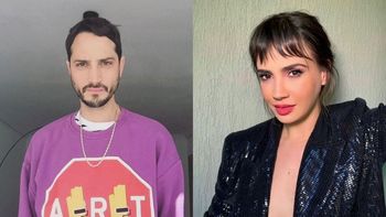 La reacción de Celeste Cid tras la romántica declaración de amor de su novio, el músico Abril Sosa