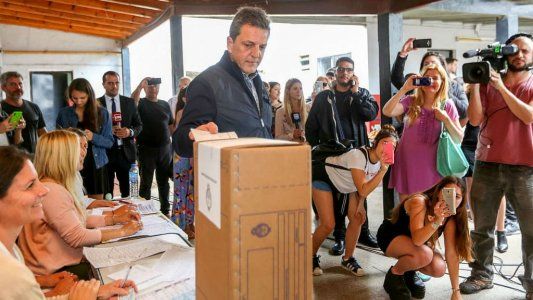 Votó Sergio Massa: “Los argentinos tienen que hacer valer en la urna lo que tienen en el corazón”