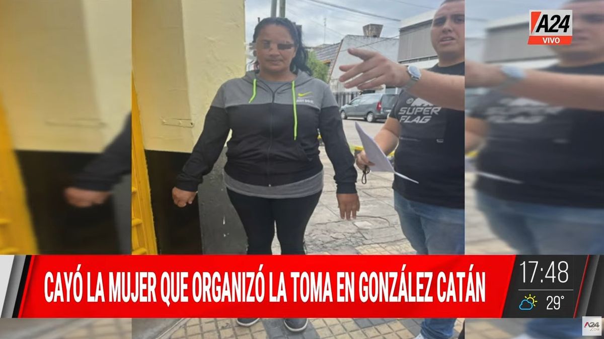Tiroteo en González Catán: detuvieron a la mujer que organizaba la venta ilegal de los terrenos. (Captura)
