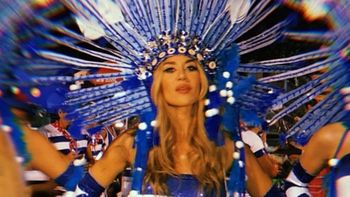 Jimena Barón la rompió en el Carnaval de Río de Janeiro