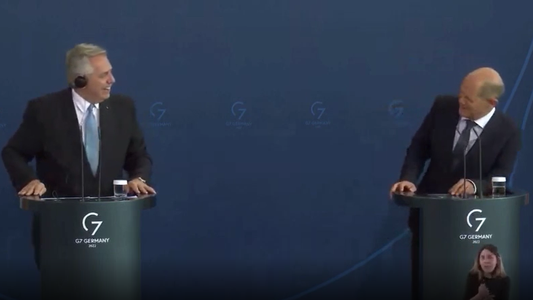 El incómodo momento que vivió Alberto Fernández por una pregunta en Alemania: Sería muy duro si yo la contestara