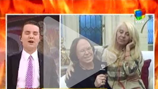 Claudia Villafañe apareció en cámara y habló con Del Moro