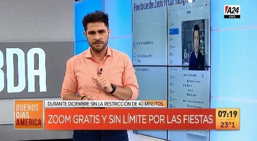 Zoom será gratuito y sin límite de tiempo en las Fiestas