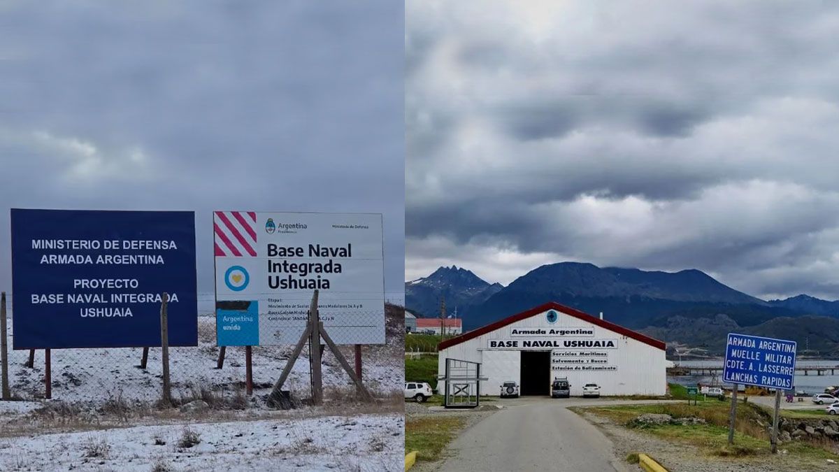 El gobierno nacional anunció una base naval integral para Tierra del Fuego, proyectada en 2022. (Foto: A24.com)