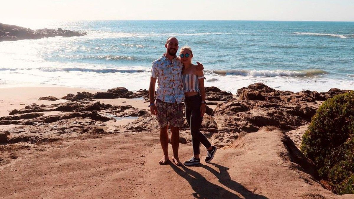 Gabby Petito junto a Brian Laundry. 