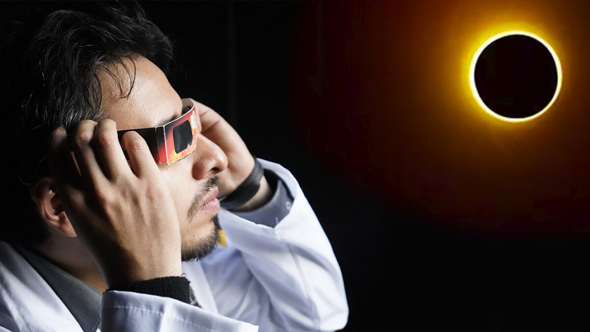 El eclipse debe verse siempre con anteojos especiales y nunca mirando directamente al Sol sin esta protección. (Foto: archivo)