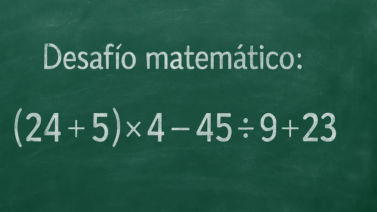 La regla esencial para resolver este desafío matemático es conocido como PEMDAS (por sus siglas en inglés) o jerarquía de operaciones.