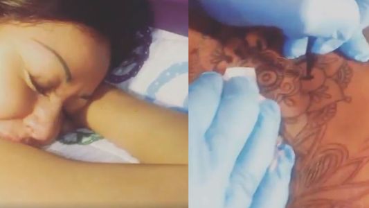 Pamela Sosa se tatuó gran parte de la espalda