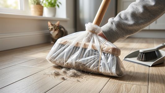 Por qué recomiendan hacerlo y para qué sirve: ENVOLVER la escoba con una bolsa de plástico