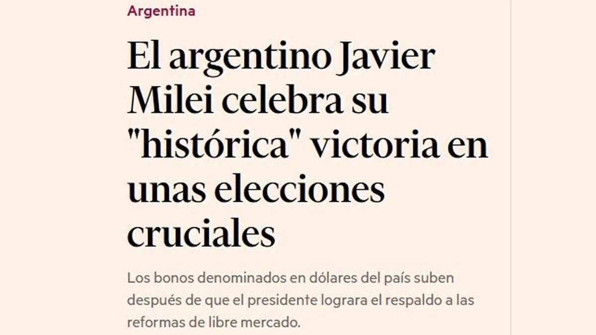 El medio económico destaca el El medio económico destaca el