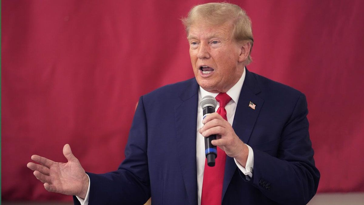 Donald Trump carg&oacute; contra Joe Biden por su mala pol&iacute;tica exterior en Oriente Medio (Foto: gentileza LA Times).